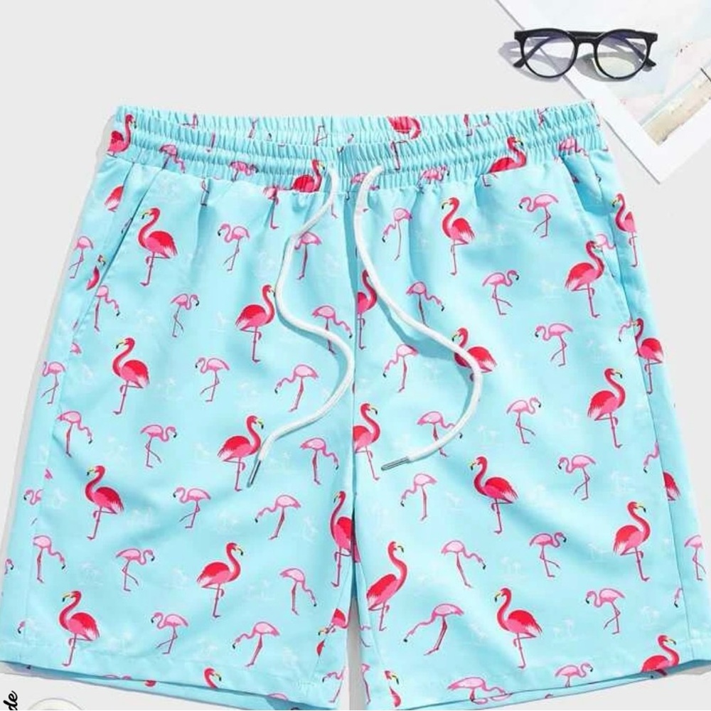 Flamingo lightweight board shorts